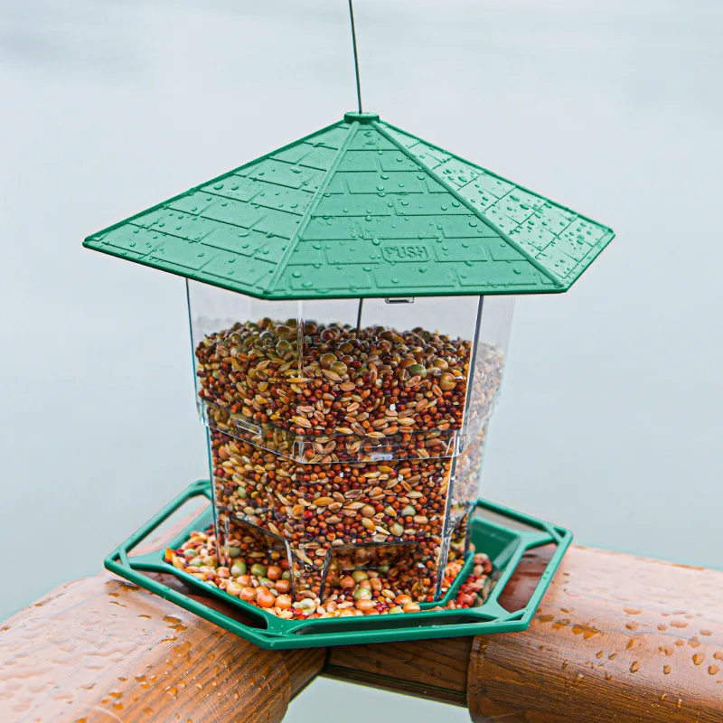 Bird Feeders for Outside Bird Feeder with a Latch Feature