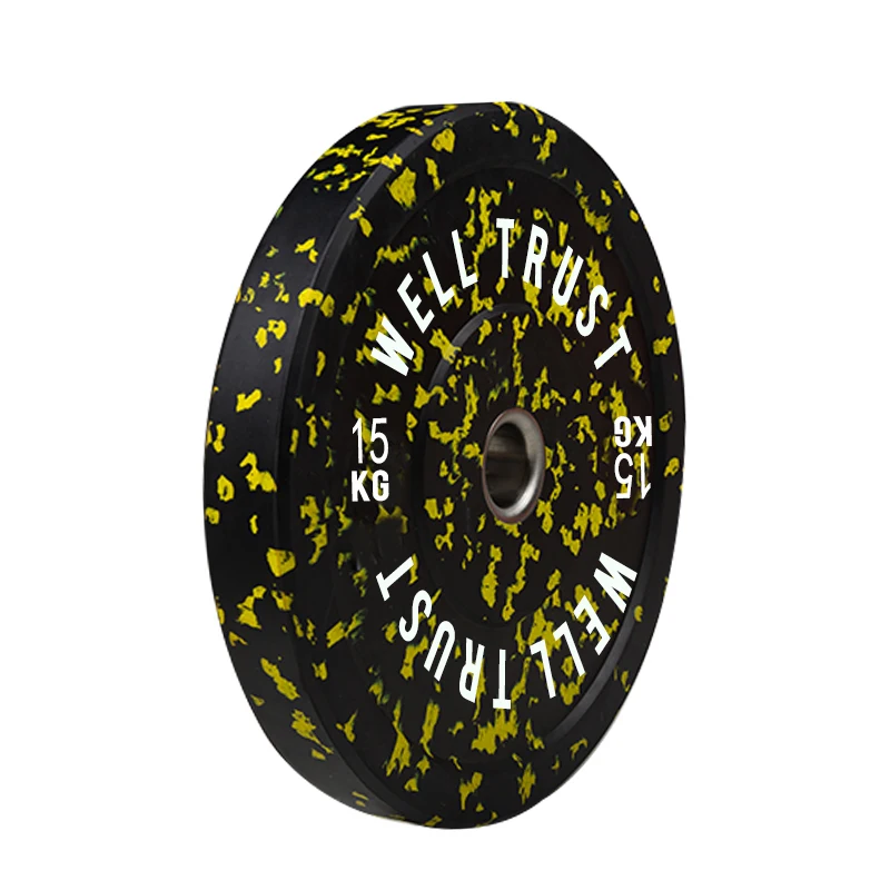 Bumper plate storage trolley fleck bumper plates lbs dotted splash color bumper plates kg