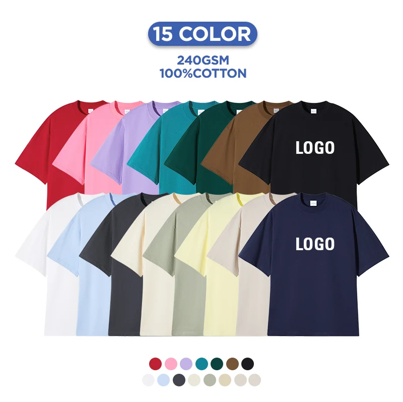 2023 High Quality 100% COTTON USA Size Plain Thick T-shirt Oversize Para De Hombre Branded T shirt For Men Stylish