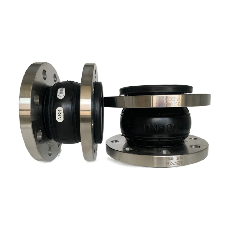 Rubber Expansion Joints DN25--DN3000 Flange Connection Flexible Rubber Round Forged 3 Years flange 150lb rubber expansion joint