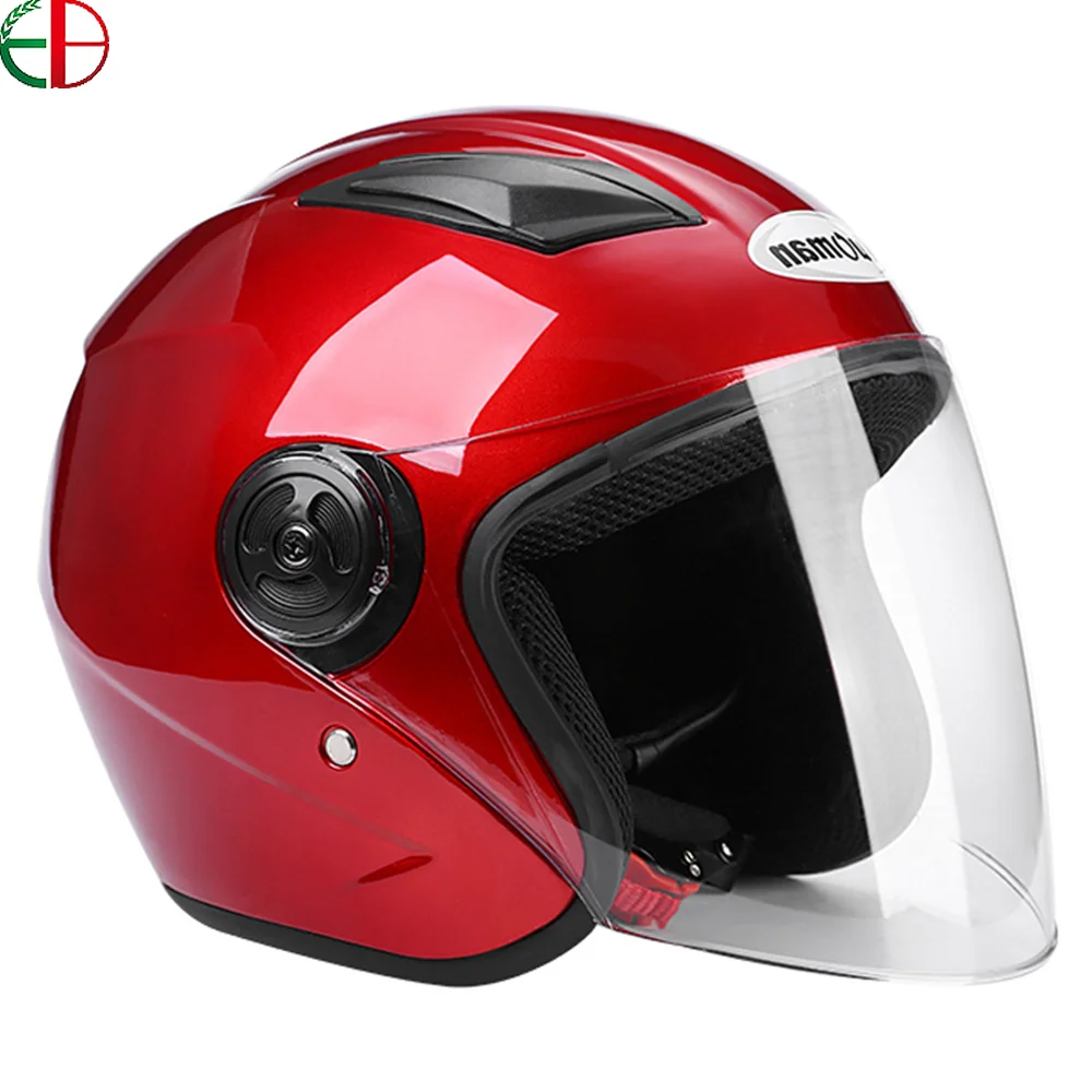 Motorcycle electric bicycle helmet riding half helmet unisex spring and autumn safety helmet