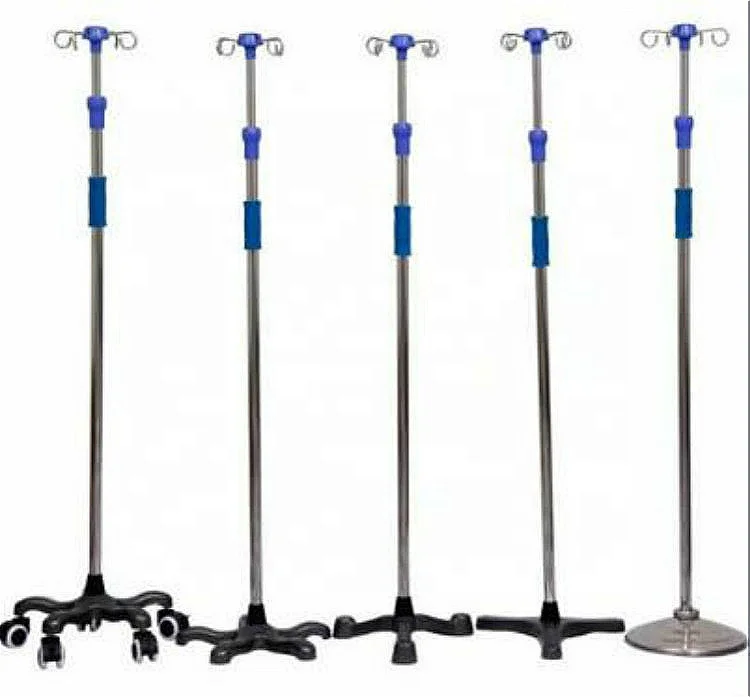 Factory price  Infusion stand and Accessories / Bed Insert Infusion Rack / IV pole stand portable iv pole