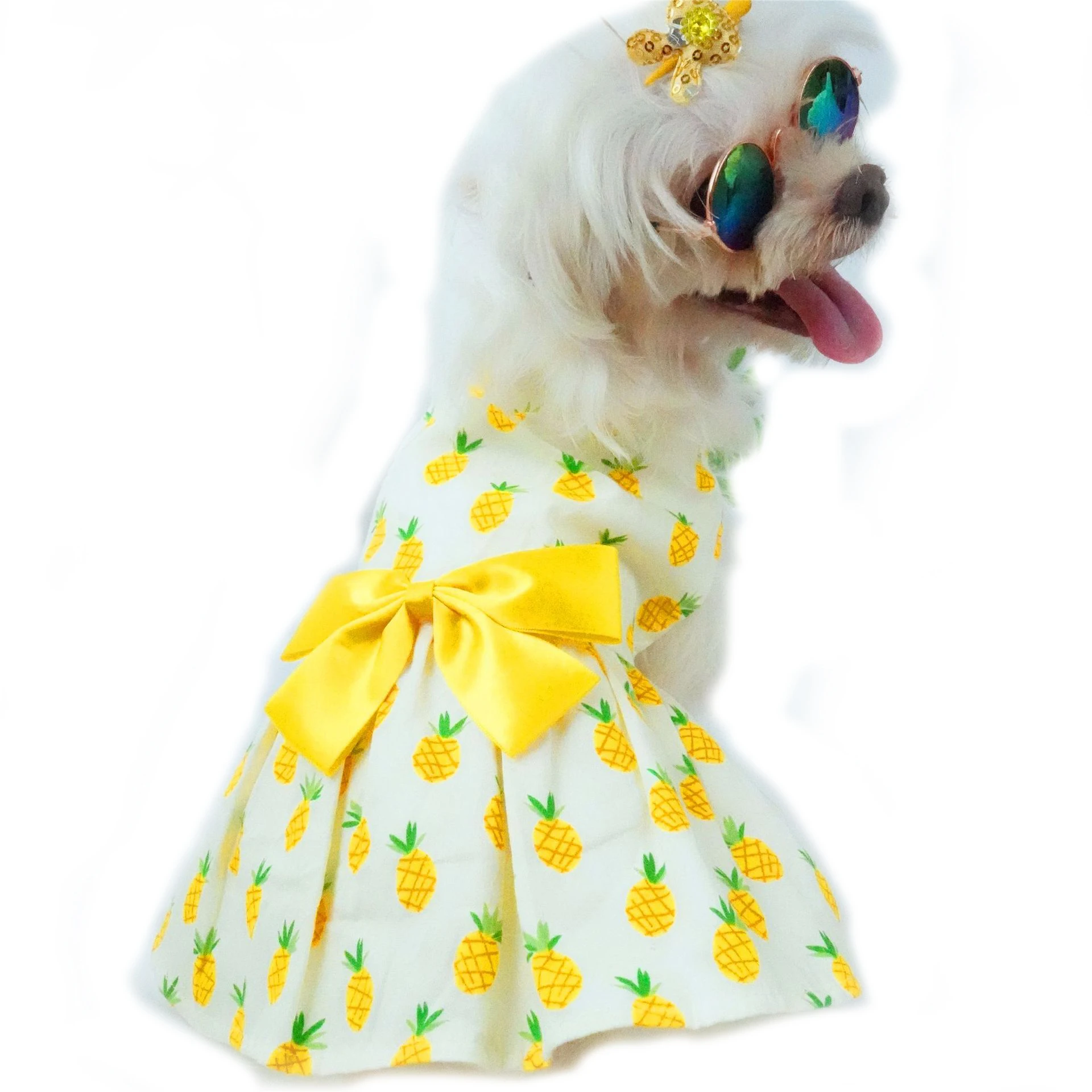 Hot Sale Custom Fashion Cotton Soft Dog Cute Dress Printed Skirt Pet Tutu Skirts