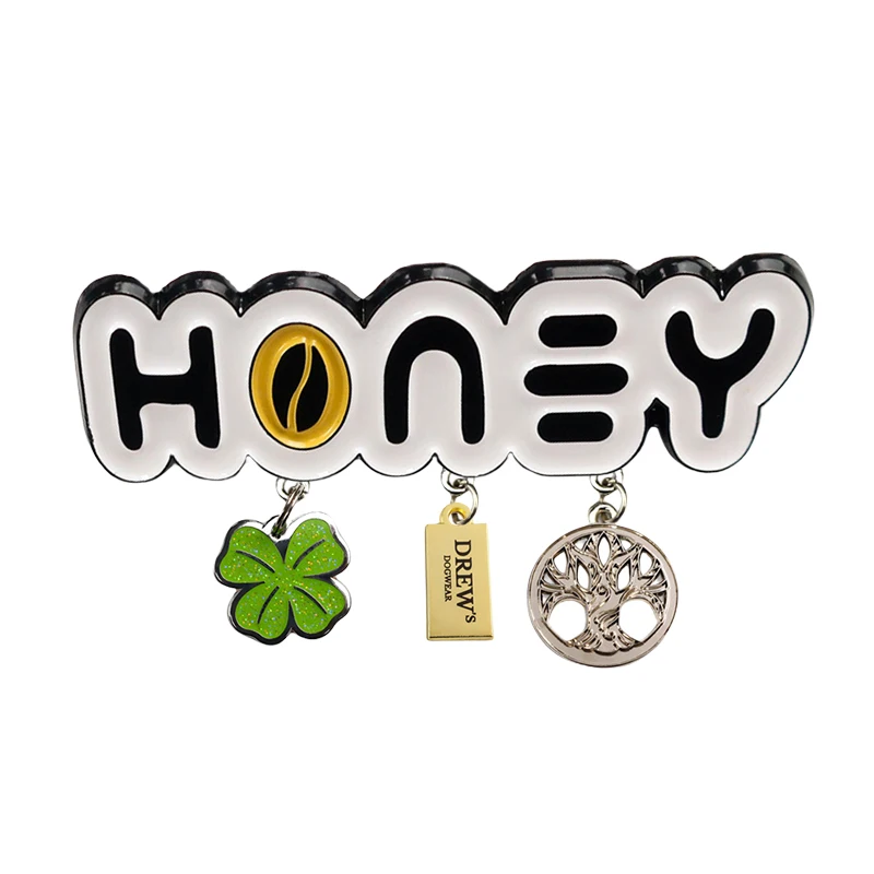 Custom logo design personalised enamel fridge magnet wholesale souvenir decoration refrigerator magnet pendant