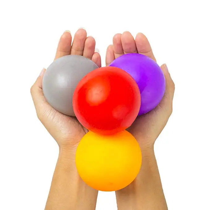 Rainbow Colorful Ball Adult Kids Fidget Toys Change Color Balls Squeezing Anti stress For Hands Stress Reliever Juguetes Game