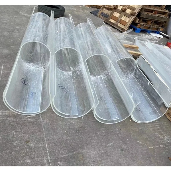 Customization Clear Acrylic Tube Shelf, Acrylic Pipe Shelves, Supurmarket POP Plastic Tube Stand