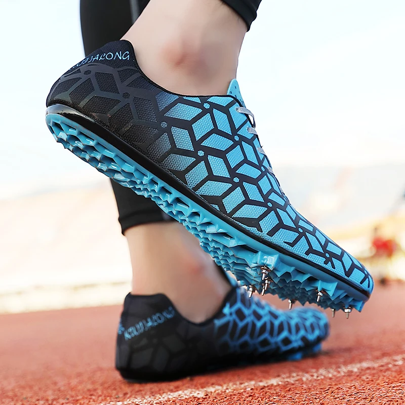 
Track & Field Running Sneakers Spikes Runnin Breathable Sprint Shoes for Boys Girls Sport Shoes With Spikes chaussure femme 