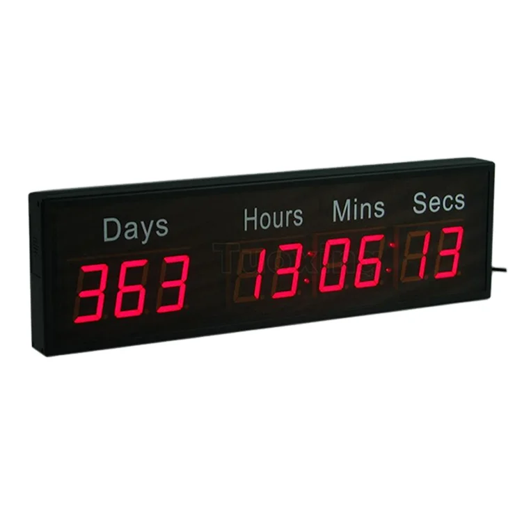 9 digit 2.3 inch digital countdown timer days hours minutes seconds countdown timer