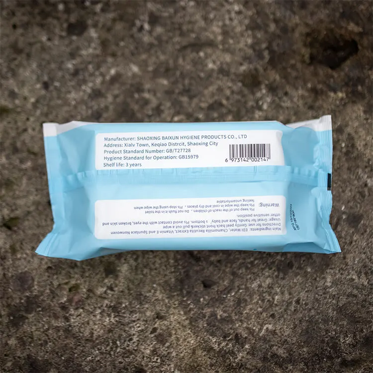 BAIXUN wholesale design newborn 80pcs unscented infant wipes with aloe vera