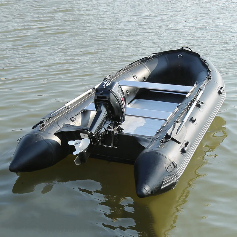 Aluminum floor  Pvc Folding Pontoon  Rubber boat Inflatable Boat (1600425061358)