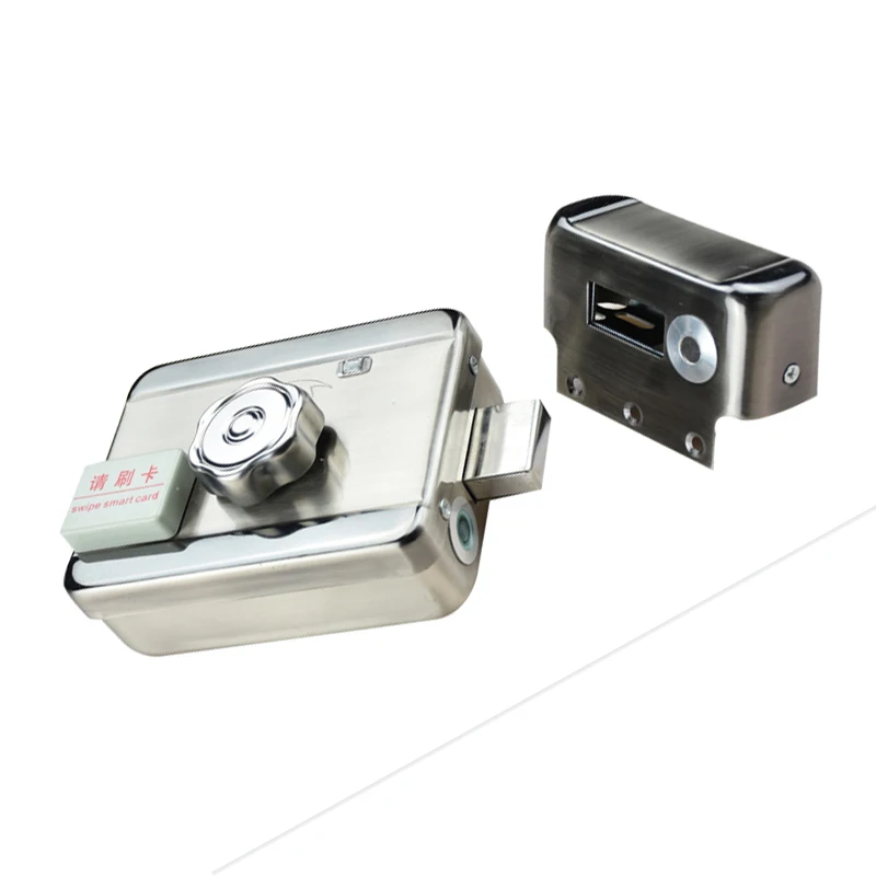 Интеллектуальный замок с электромотором «Все в одном», двойной цилиндр для стеклянной двери