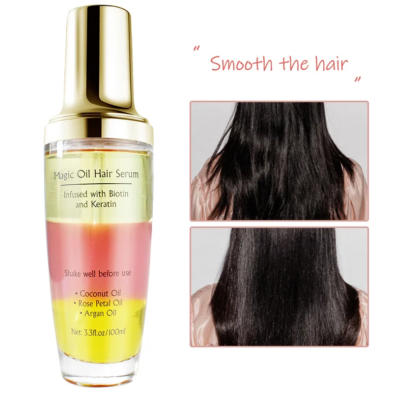 Hair Conditioner Three-layer three-color hair care essential oil OEM nourishing and smoothing repair hair essence