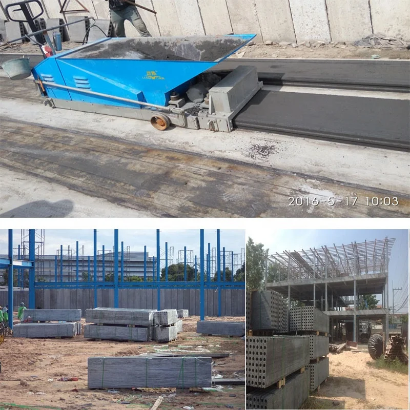 Construction Material Making Machinery prestressed Concrete Extrusion beam equipment with Trade Assurance