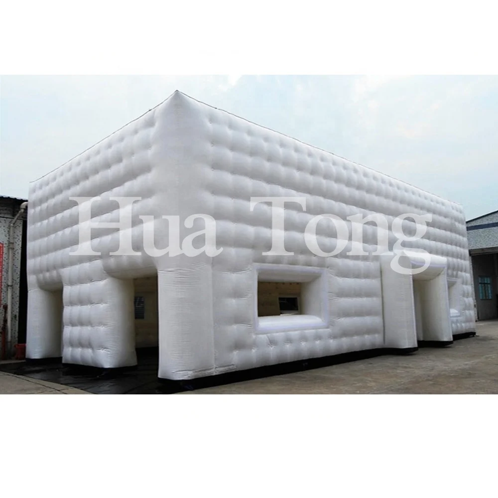 Cheap Price Outdoor Large Inflatable Exhibition Cube Tent for Party Wedding Camping Events
