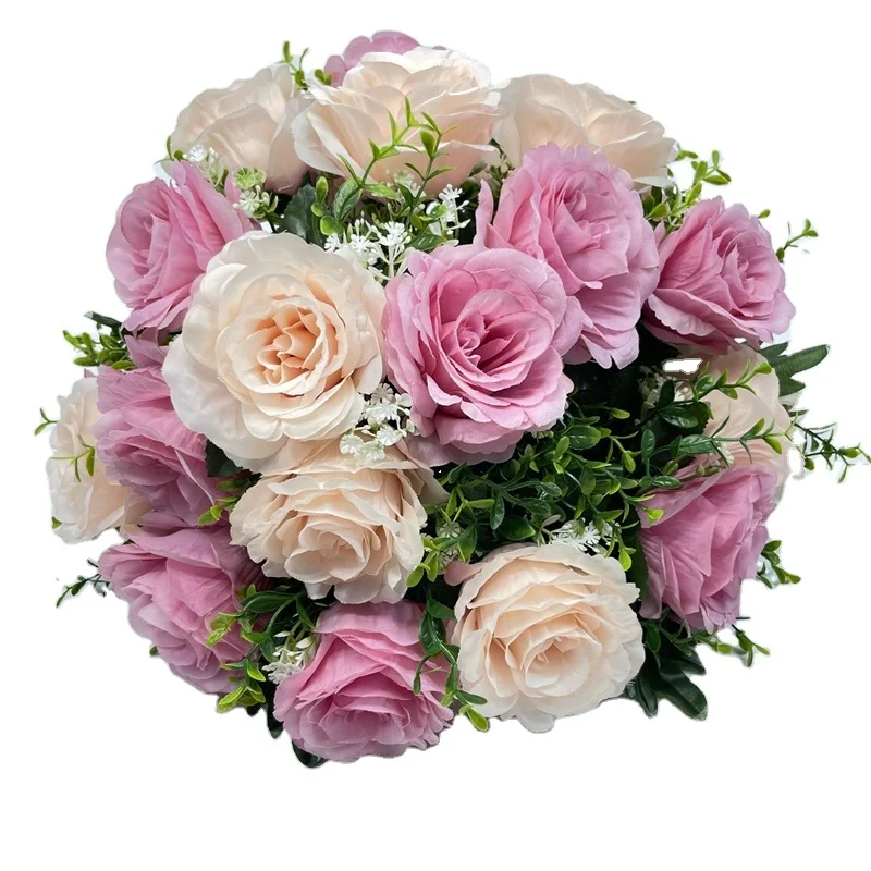 PH-005 Wholesale New Pink Red Rose Flower Ball Wedding Centerpieces Artificial Road Guide Table Flower
