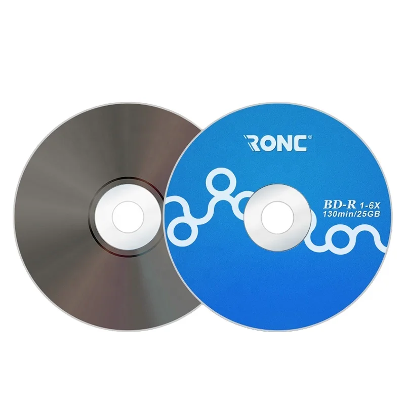 Free Sample Factory price A+ grade BD 50GB Cake Box 10X Printable Blank Blu ray BD-R  cd dvdr Discs