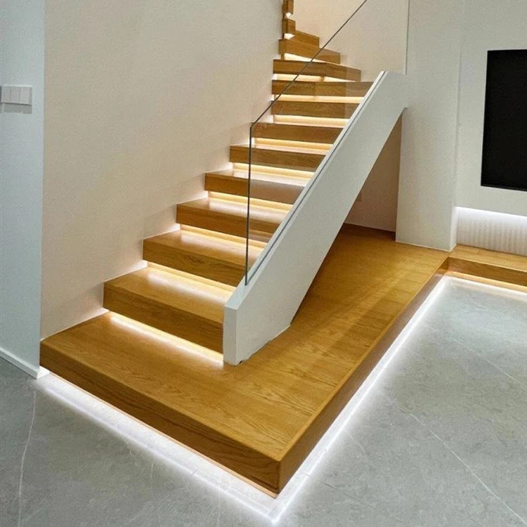 Motion sensor LED Cob line light chasing water LED staircase step light DC12V 24V intelligent sensing linear light VOC