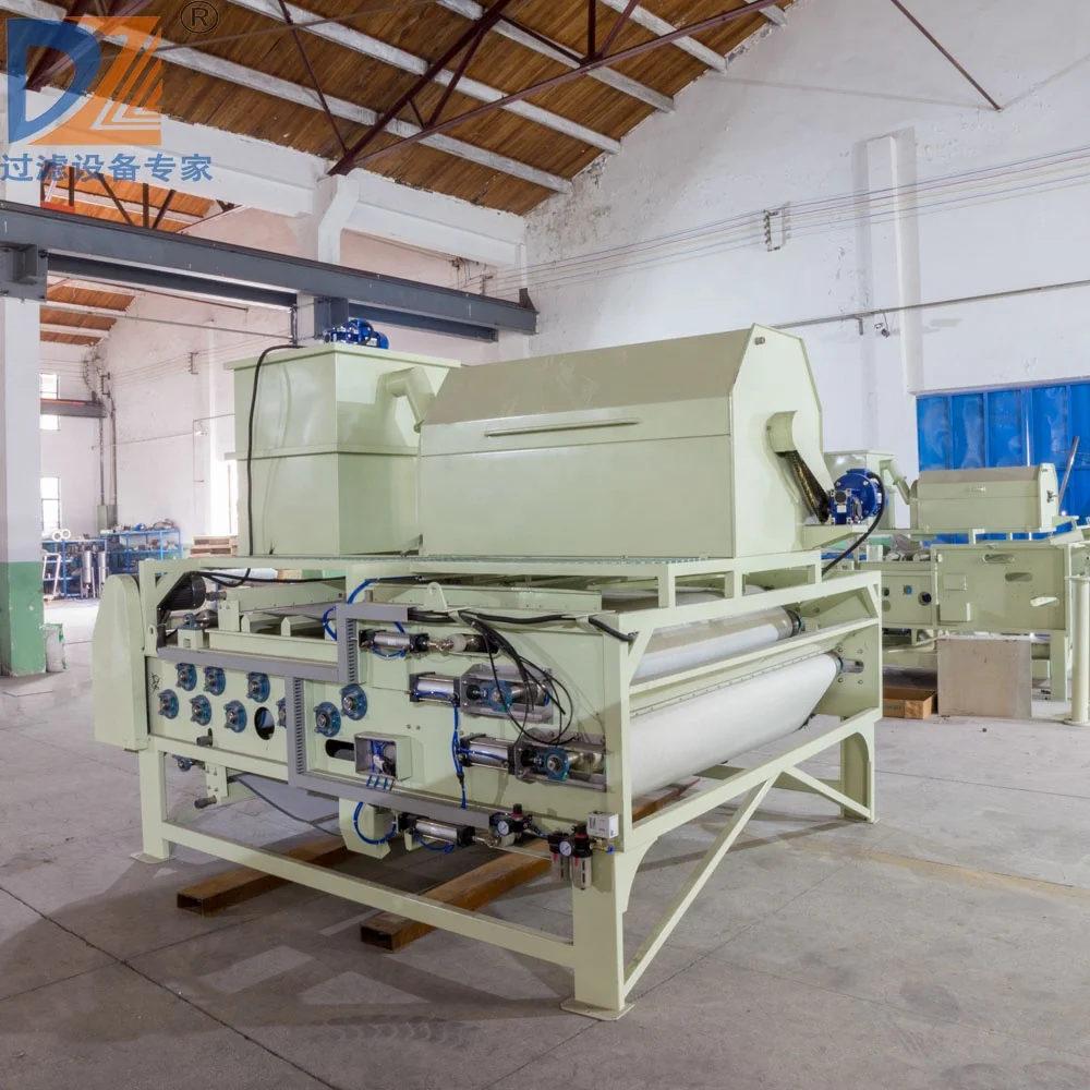 Automatic DNY1500 Vacuum Rotary Drum Belt Filter for Slurry Dewatering