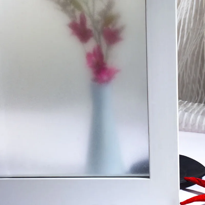 factory Wholesale Office and home privacy Static Glass Decorative Films 44.5X200cm PVC window sticker Frosted static film