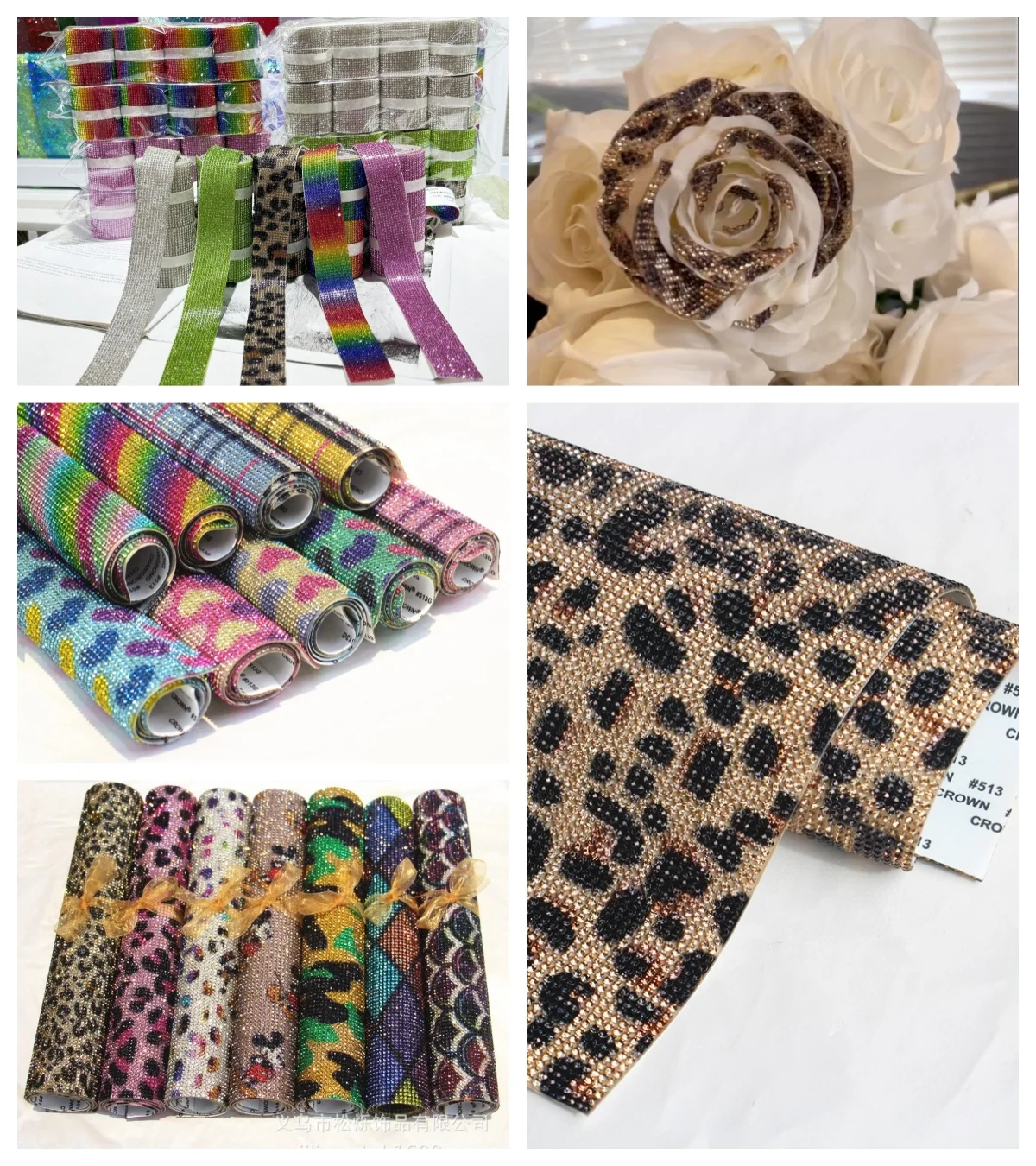 Hot Selling Wholesale SS6 Rhinestone Sheet 24*40 cm Multiple Colors Crystal Rhinestone Sticker Sheet