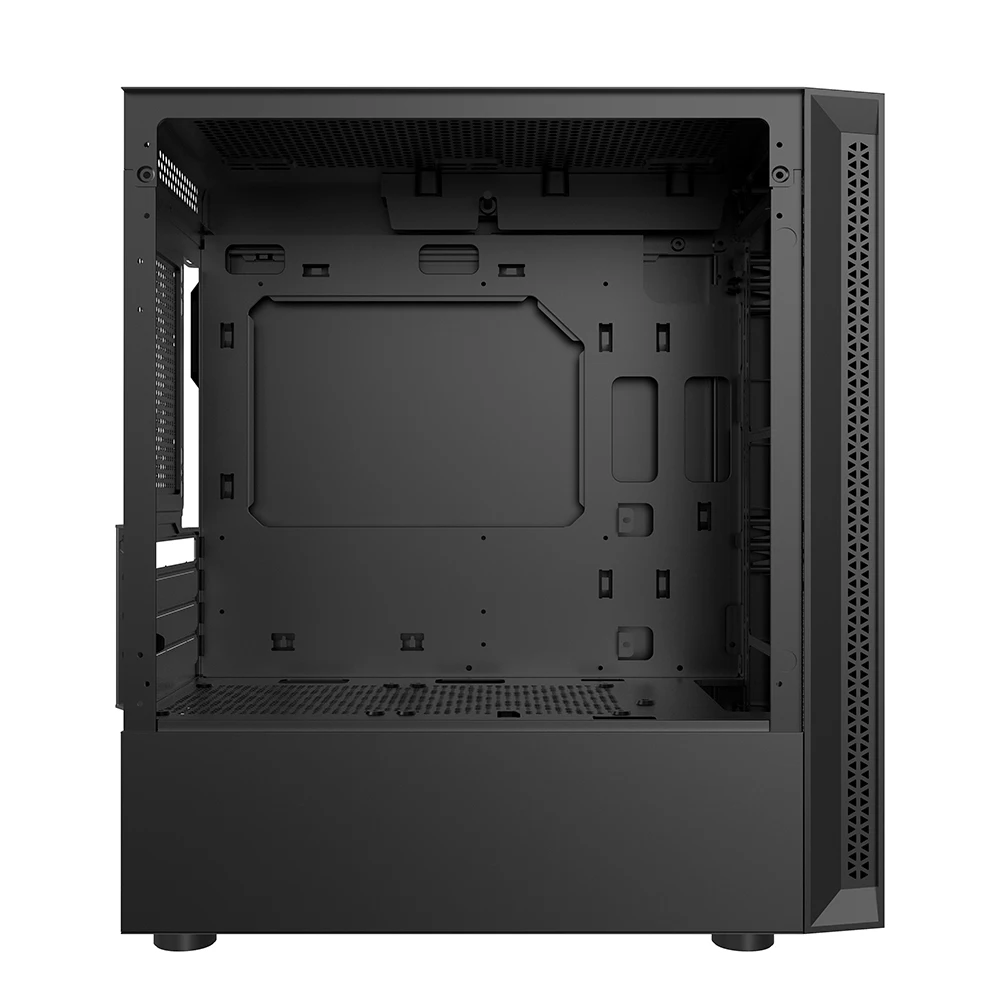 Popular Black MATX Tower Aluminium PC Gaming Computer Case Gamer Desktop Casin PC Cabinet Casing