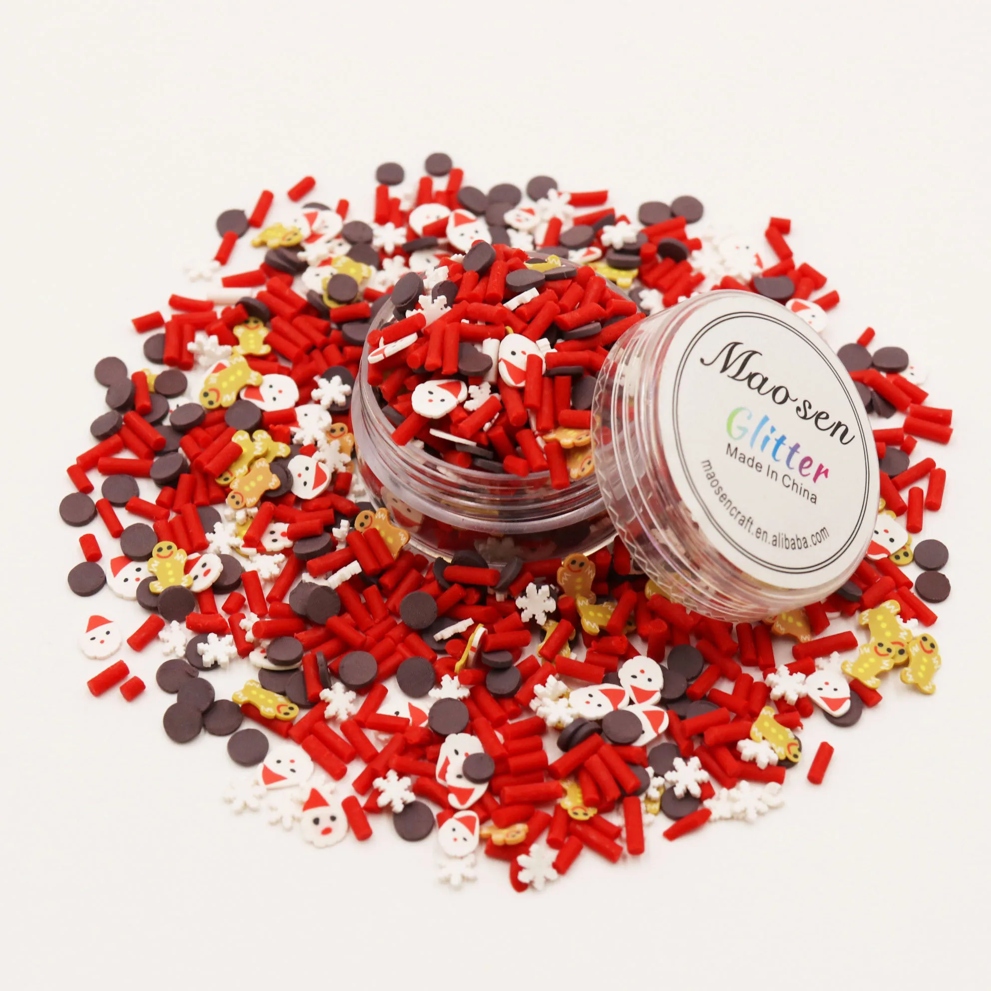 High Quality 1KG Bag Christmas Slices Polymer Clay For Craft Decoration