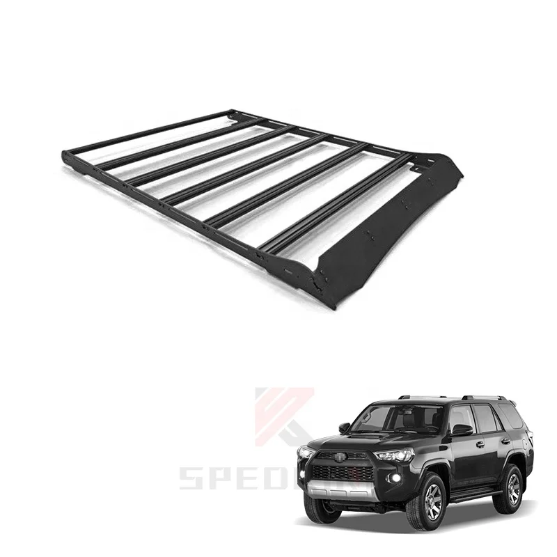 Spedking 2010-2022 Hot Sales Black Aluminum With Cross Bar Roof Rack for 5th Gen TOYOTA 4RUNNER Roof Rack