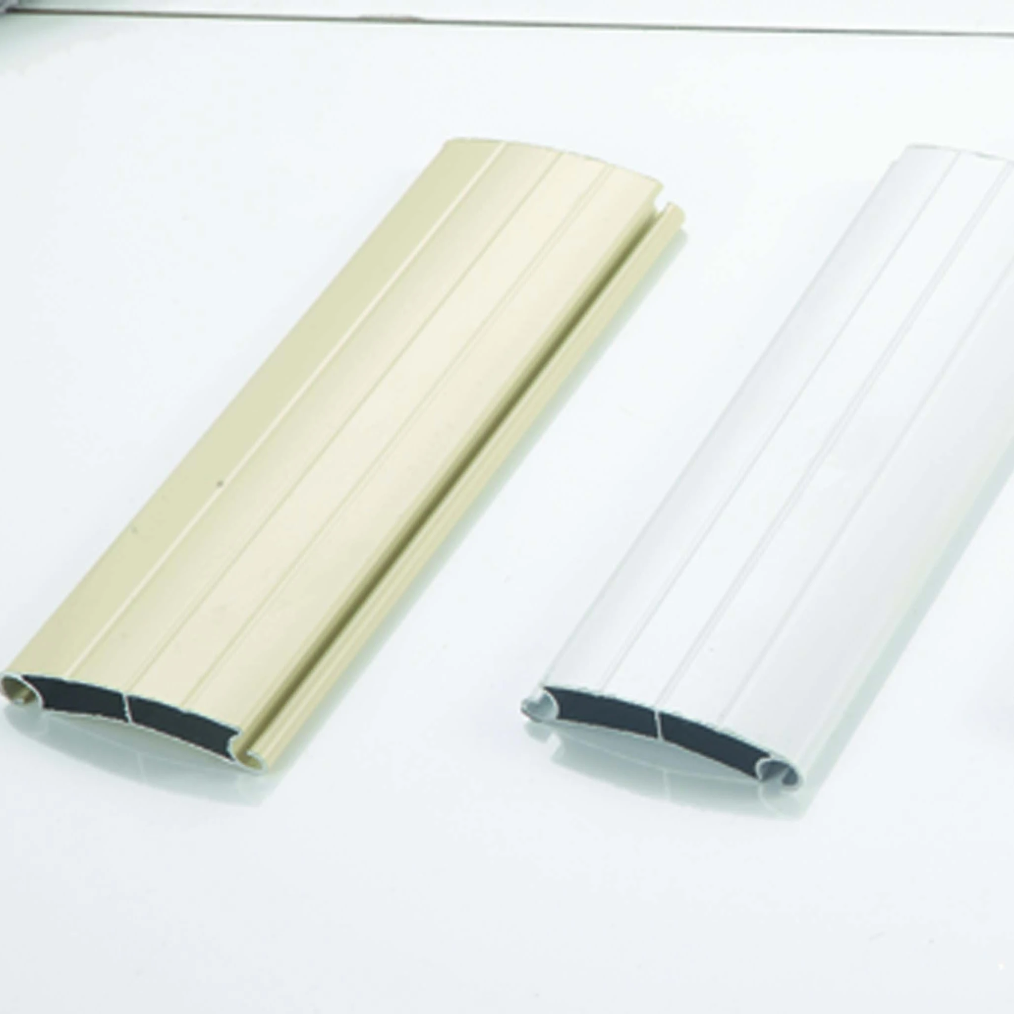 Customized Extruded Garage Door Slats Aluminum Roller Shutter Profile For Doors And Windows