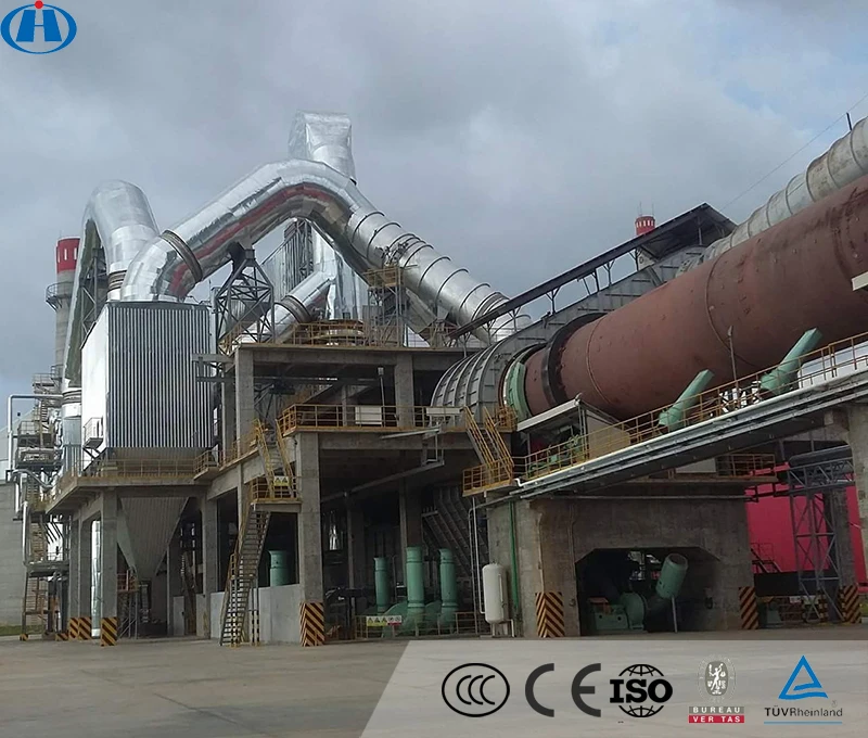 Portland Cement Clinker Zno Horizontal Calcining Rotary Kiln Machine