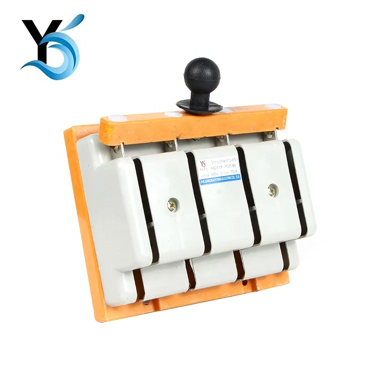 
HD11F 100-48 series protecting opening type knife switch Power protector Error-proof knife switch 