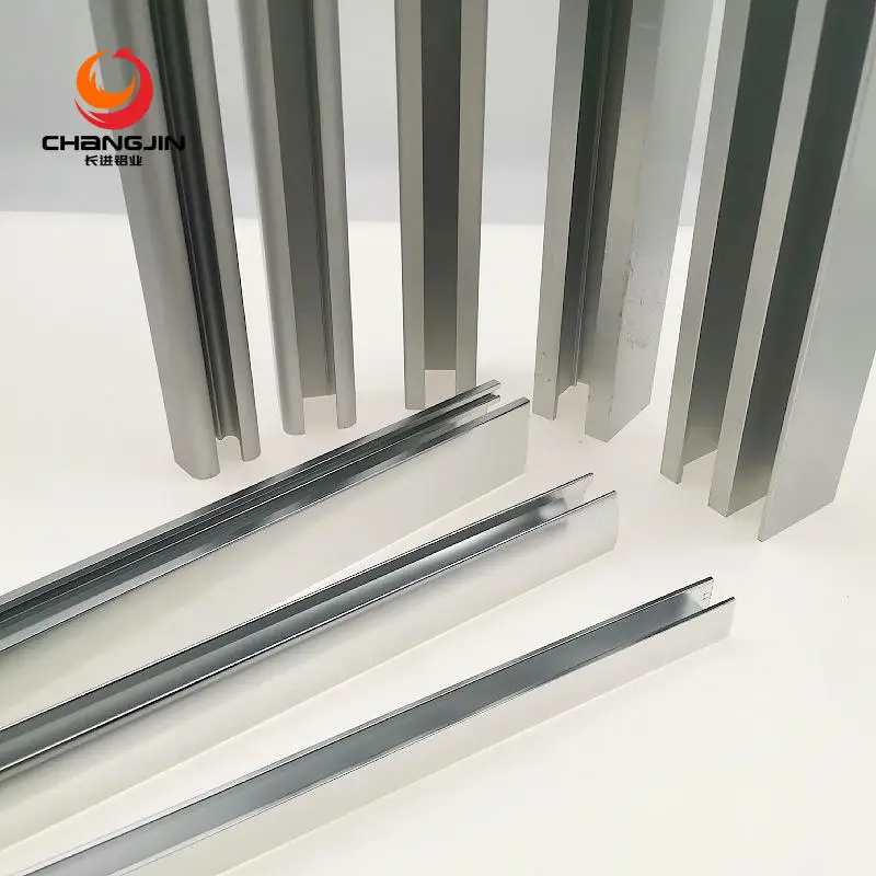 Aluminum Sliding Door Rail Cover Aluminum Door Slding Track Aluminum Profile for Hanging Wheels 6000 Series 0.8 - 5.0 Mm OEM/ODM