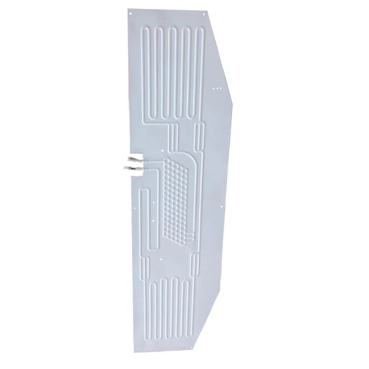 walk for liquid in pipe shape refrigerator freezer aluminum panel evaporator