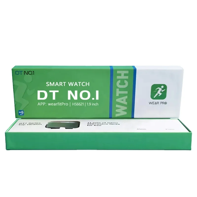2022 dt no.1 new arrival dt7 pro smart watch DT NO.17 Series 7 390*435 NFC GPS Tracking full android Smart Watch for Men Women