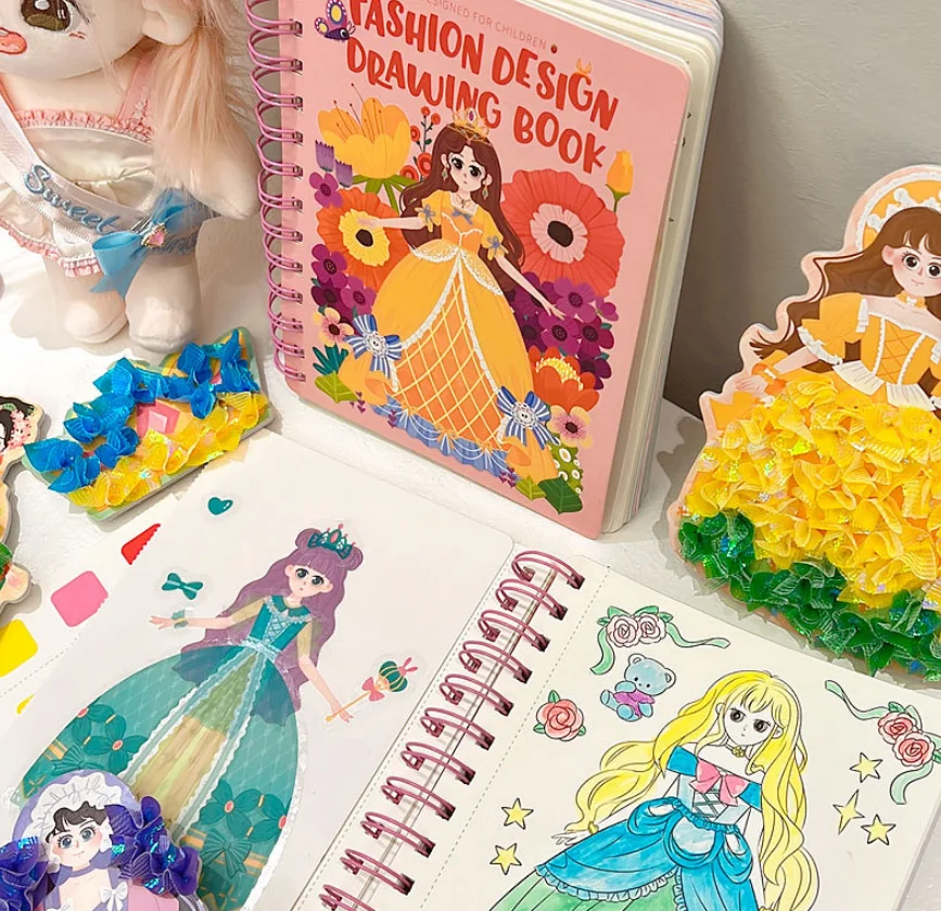 Fashion Design Drawing Books DIY beautiful love gifts for girls beauty