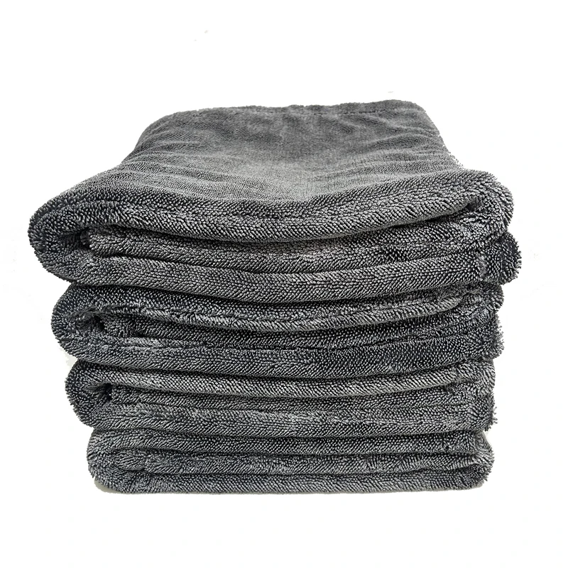 high quality korea car detailing car care microfiber towels double side wash dry towel edgeless micro fiber towel for cars wash