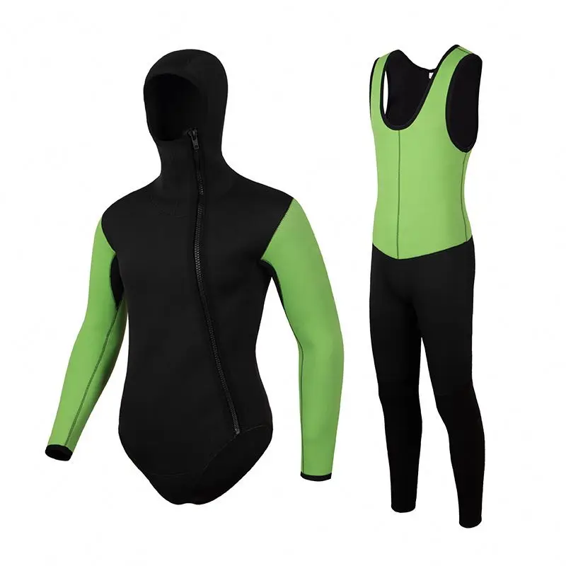 2023 Custom OEM Open Cell Triathlon Surf for Adult Diving Wetsuits 5mm Blind Stitch Front Zipper Spearfishing Wetsuit