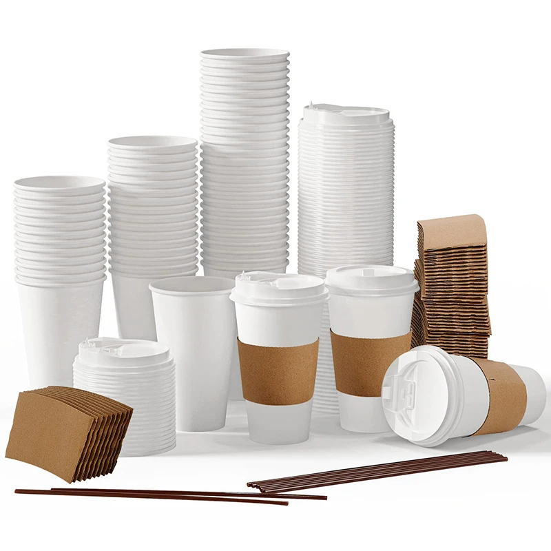 Wholesale Home Party Disposable Custom Fruit Juice Paper Cups with Logo Smoothies