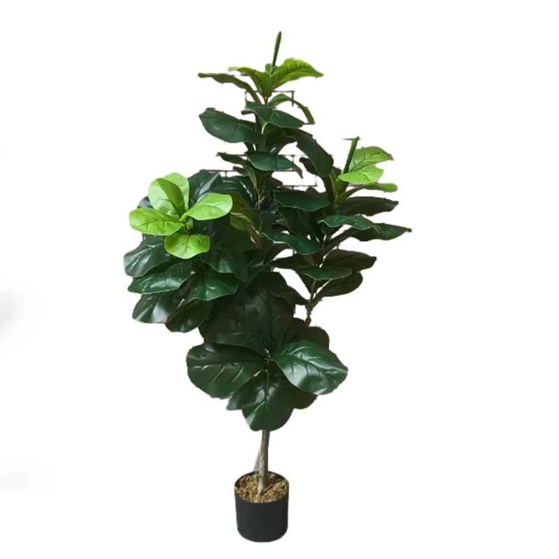 Removable 5ft  Fiddle Leaf Fig Artificial Tree for Home Decor Indoor  Outdoor Office Decoration Housewarming Gift