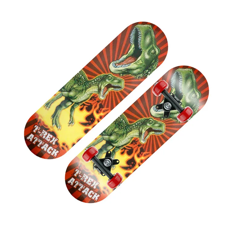 
Custom double kick skateboard deck graphic skate board for kids 10 year 