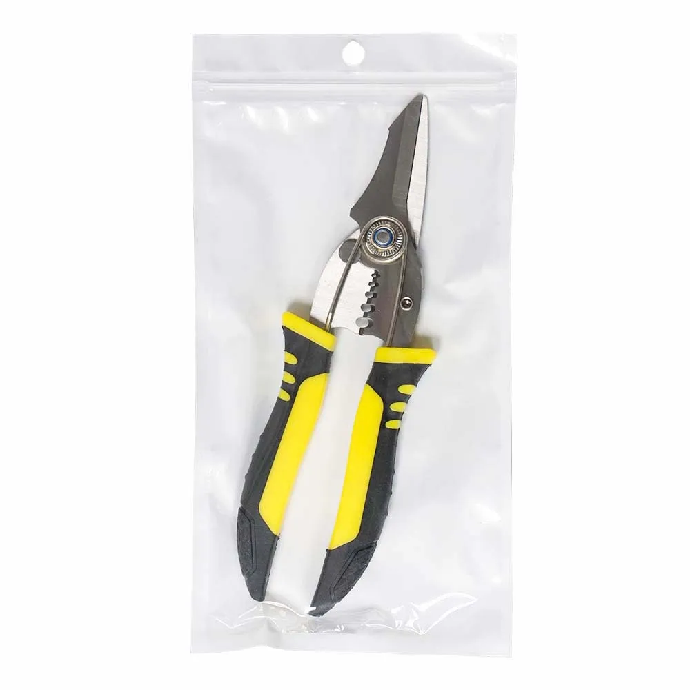 Factory wholesale pliers Yellow and orange 7-inch multifunctional electrical wire strippers