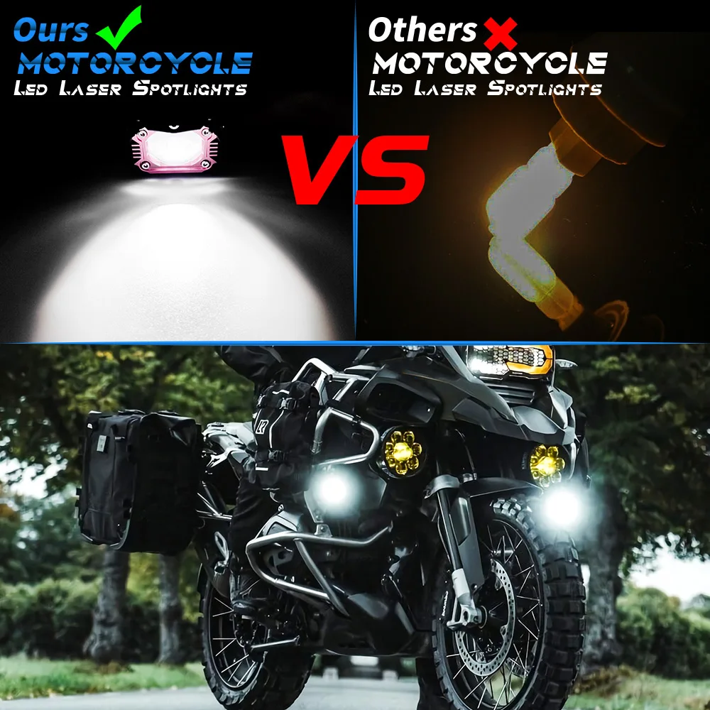 led fog/driving lights Dual-Color Led Work Light Mini Driving Light Dual Color with Two Lens
