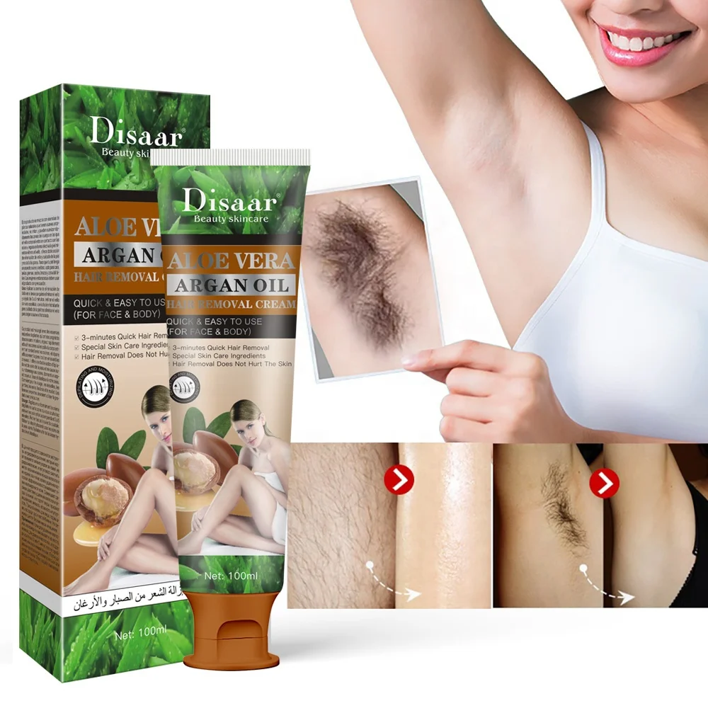 Disaar Private Label Aloe Vera Shaving Hair Removal Cream Face and Body Removing for Men Women