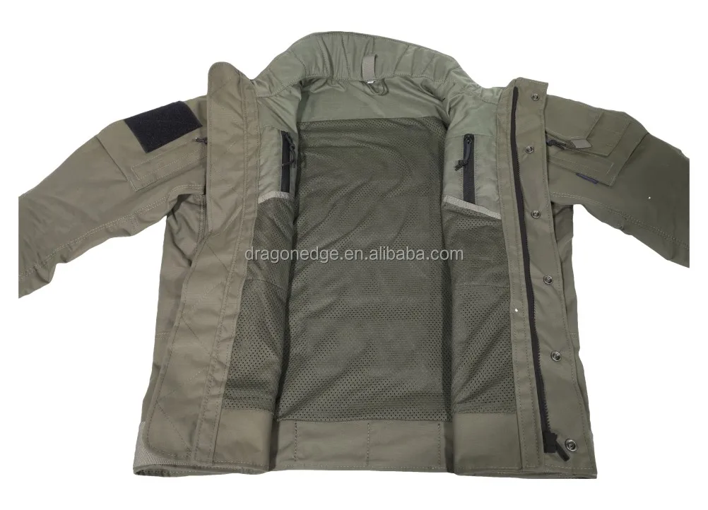 SPARK TAC Ranger Green camouflage  With Lining tactical uniform Nylon Water Proof Winter Tactical Jacket