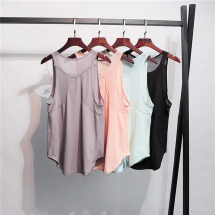Women Summer Sexy Quick Dry Singlet Loose Gym Fitness Running Sport Tank Tops