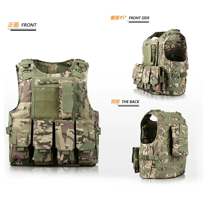 YF series outdoor sports molle tactical vest training vest plate carrier
