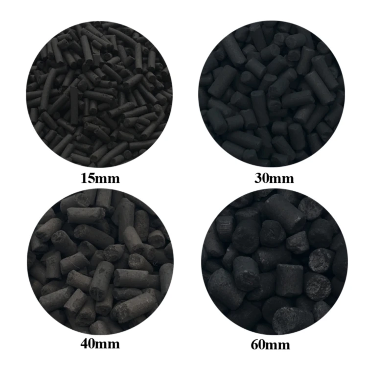 Columnar Pellet Coal Activated Carbon for Gas Treatment and Purification