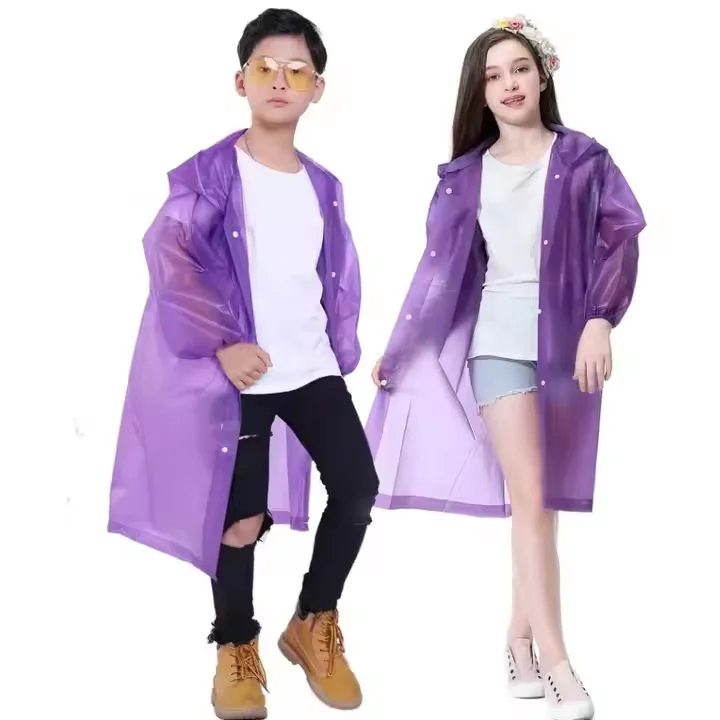 Детский дождевик с пуговицами и бантом От 2 до 10 лет