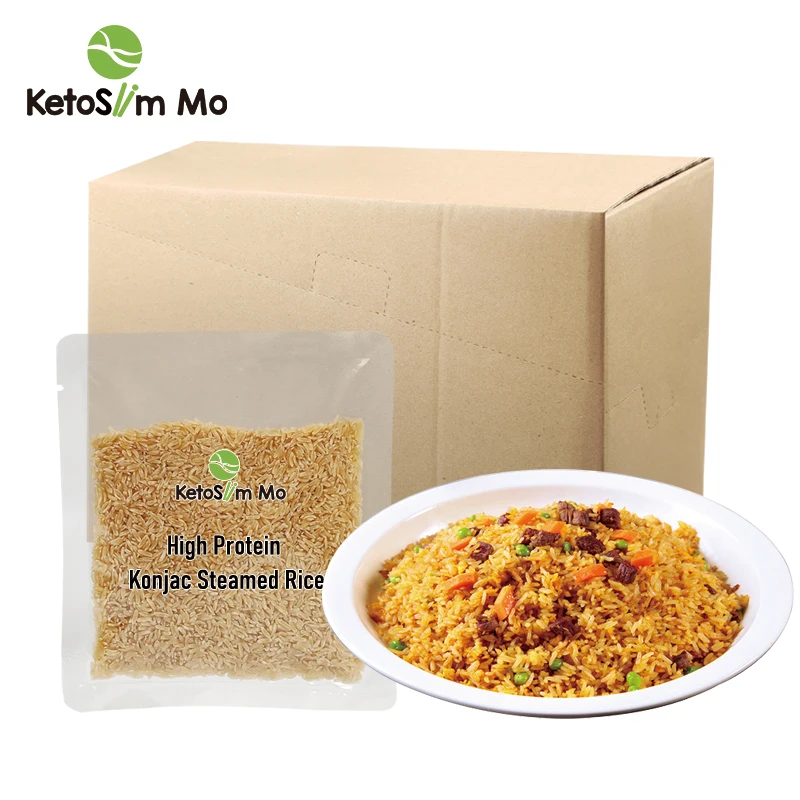 Hot Product Oem Odm Service Free Sample Chinese Food Factory Dry Fresh Steamed Konjac Rice