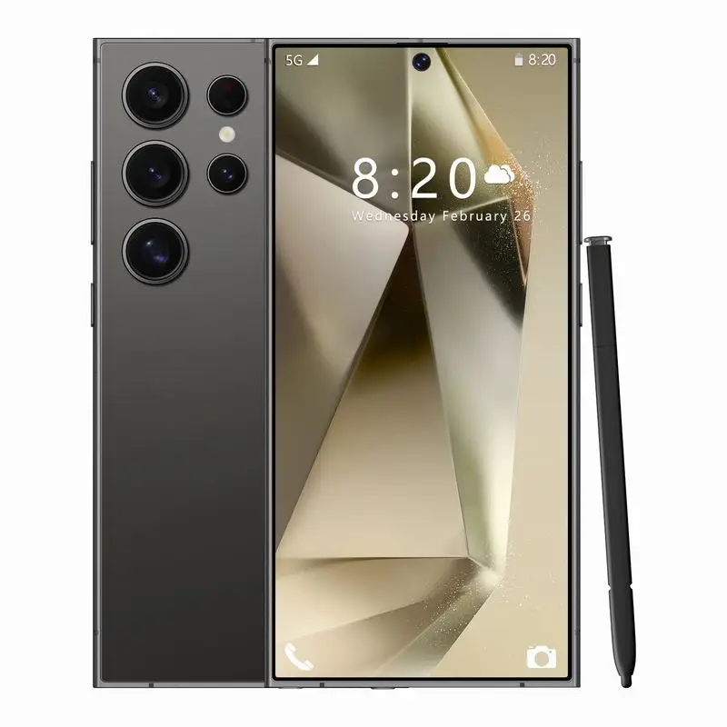 Смартфон S24 Ultra 16gb + 1tb 5g Dual Sim мобильный телефон оригинальный смартфон Hd Oled 108mp