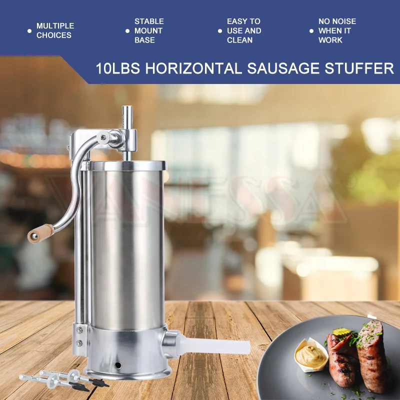 5KG Vertical Stainless Steel Sausage Making Machine  Manual